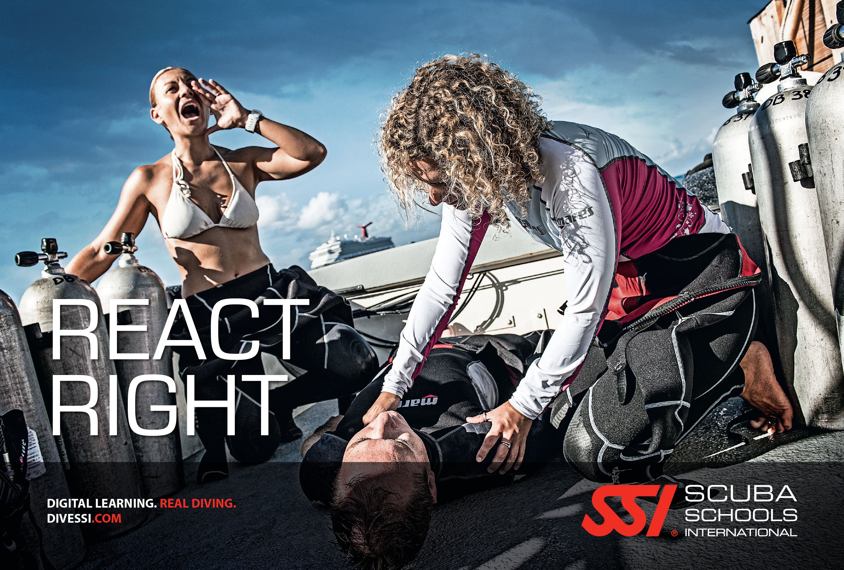 SSI React Right AED/O2/CPR Training Kit - Professional Emergency Medical Equipment for CPR, Oxygen & Defibrillation - Perfect for First Responders, Hospitals & Workplace Safety Training
