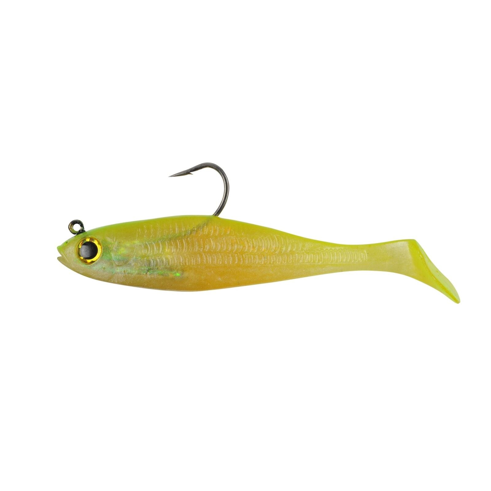 Berkley Powerbait Pre Rigged Swim Shad with 3D Eyes - 6 Inch Soft Plastic Fishing Lures (3 Pack) for Bass, Trout & Freshwater Fishing