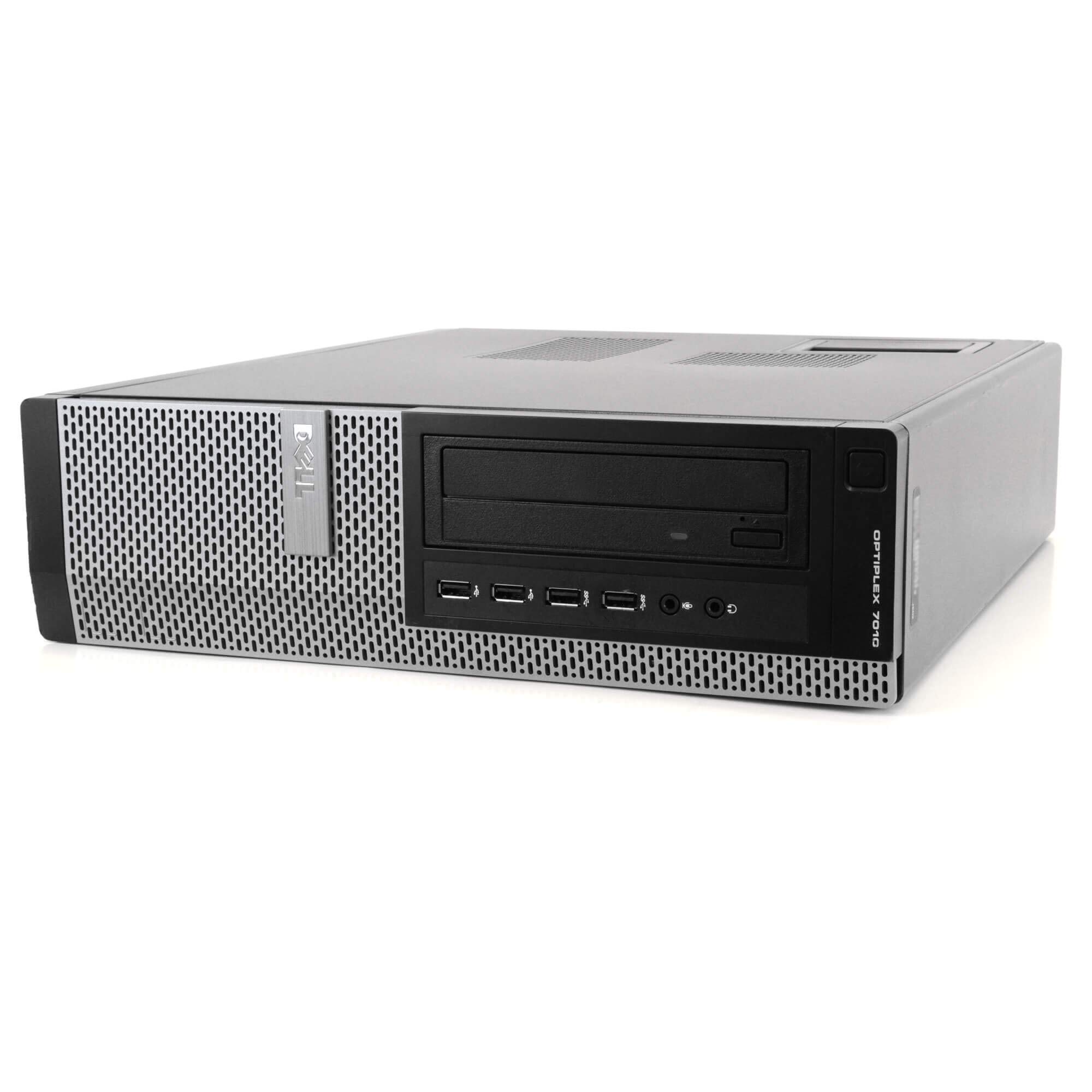 Refurbished Dell Optiplex 7010 SFF Desktop PC - Intel Core i5-3470 3.2GHz, 8GB RAM, 500GB HDD, WiFi, Windows 10 Pro (Renewed) with 17
