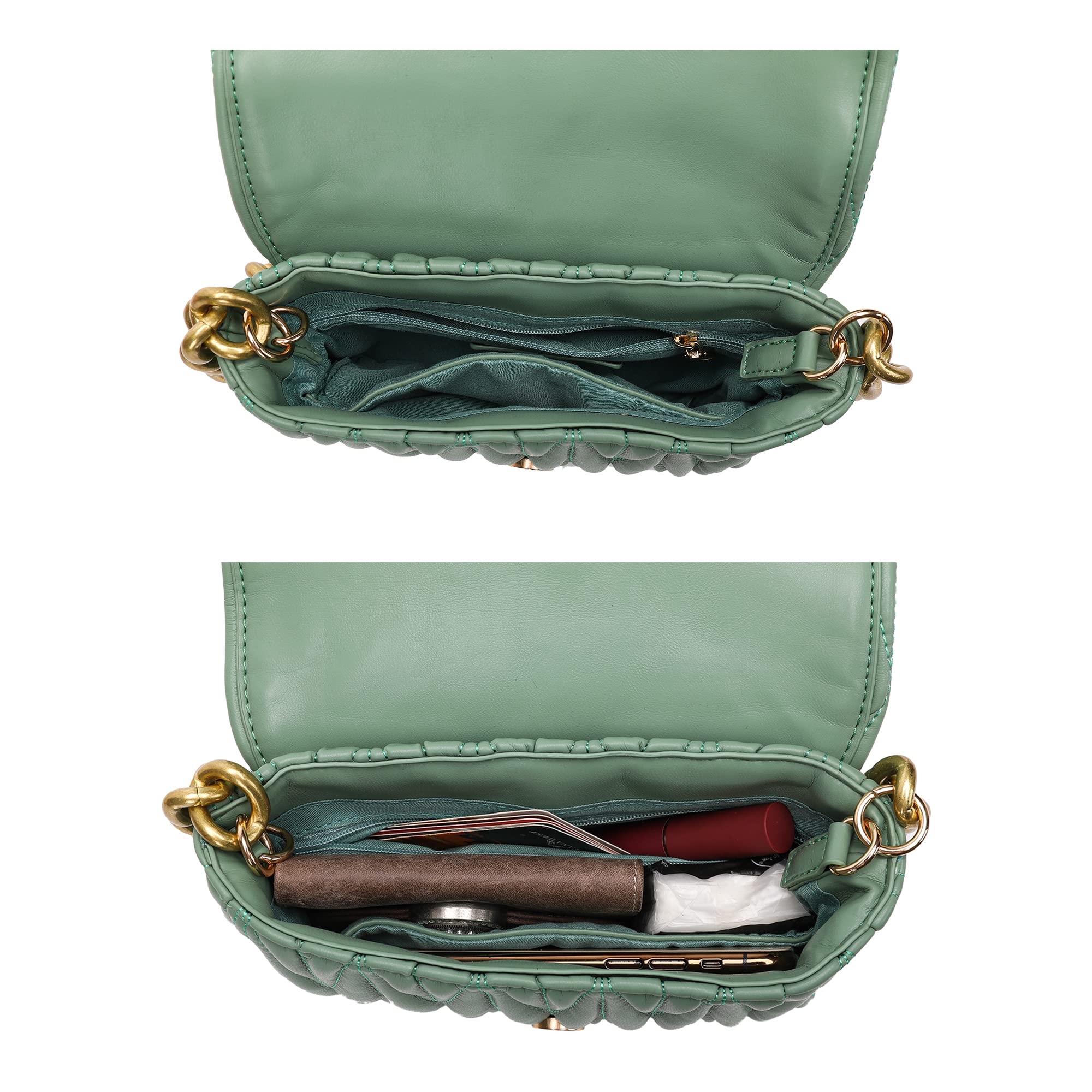 Montana West Quilted Handbags for Women - Stylish Crossbody Bags & Top Handle Purses | Fashionable Small Shoulder Bags for Daily Use, Work, Travel & Shopping