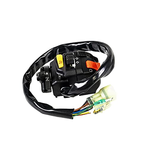 S35200RCA000 Multifunction Handlebar Switch Assembly for 2006-2012 DS250 Motorcycle - Compatible with Brake Light, Turn Signals & Horn Controls - Perfect for Off-Road Riding & Motorcycle Maintenance