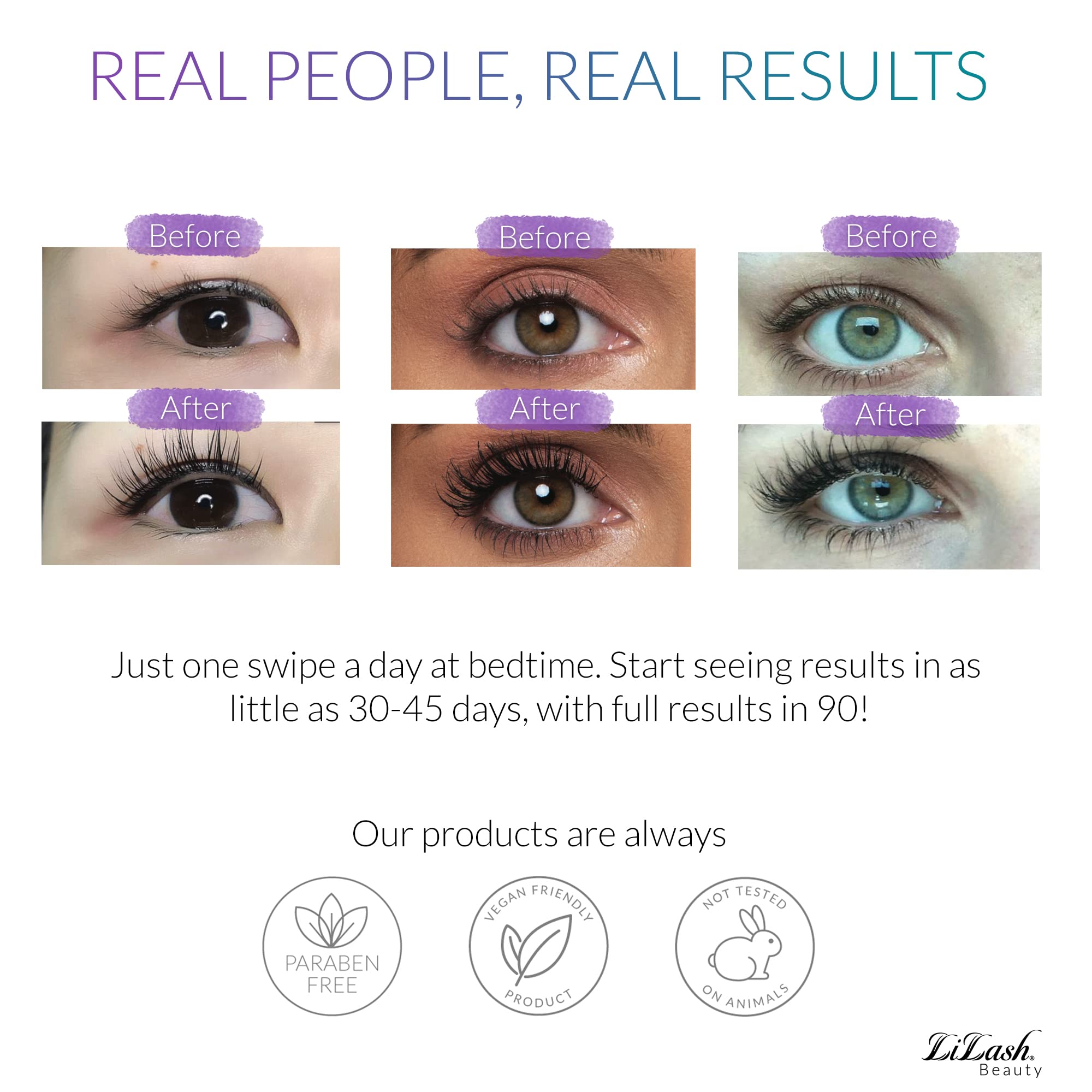 LiLash & LiBrow Best Sellers Set - Eyelash & Eyebrow Growth Serum Kit with Purified Formulas | Natural Lash & Brow Enhancer for Longer, Thicker Lashes & Fuller Brows | Perfect for Daily Beauty Routine & Special Occasions