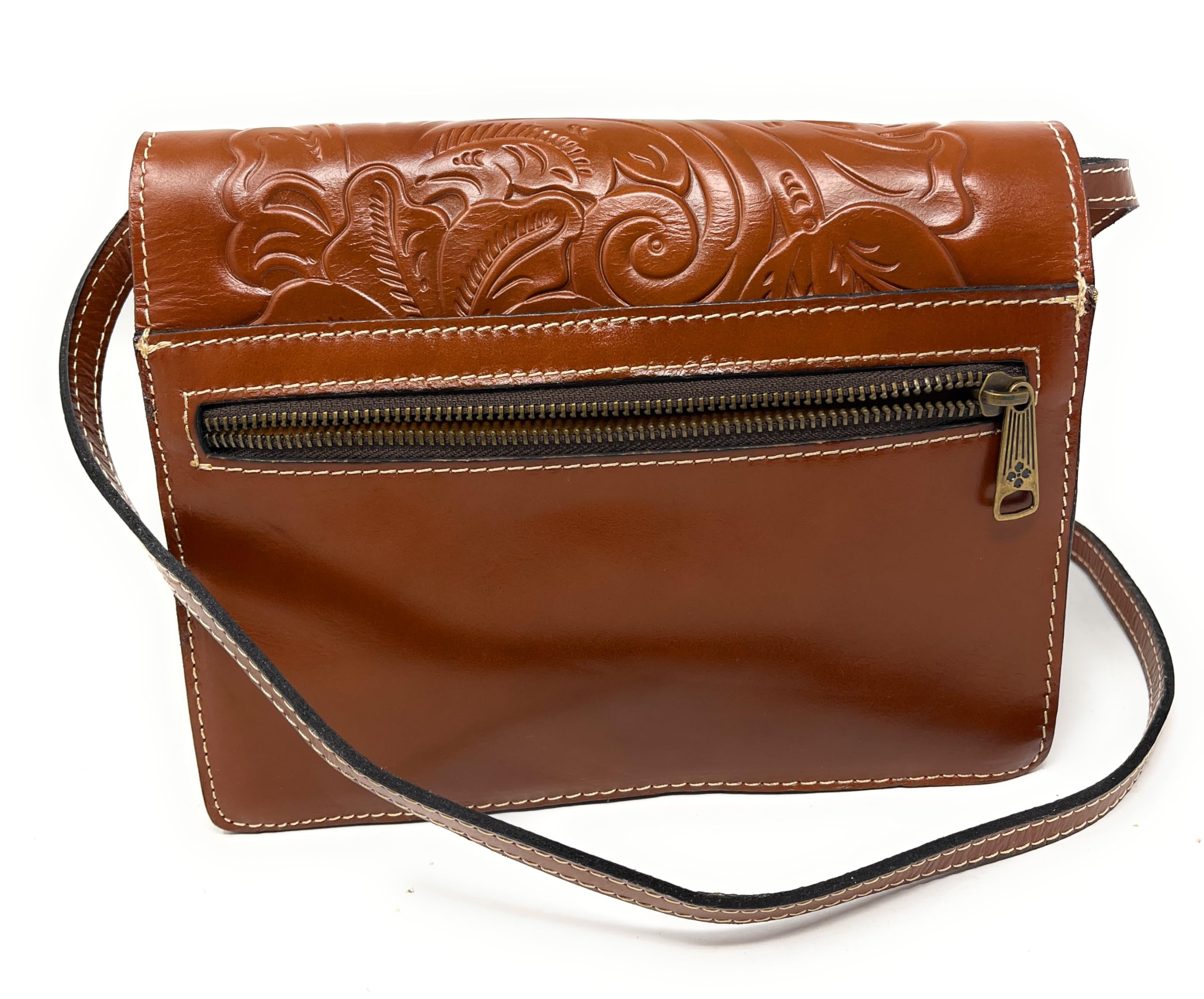 Patricia Nash Locri Genuine Leather Crossbody Bag for Women - Stylish & Durable Handbag for Everyday Use, Travel, and Work
