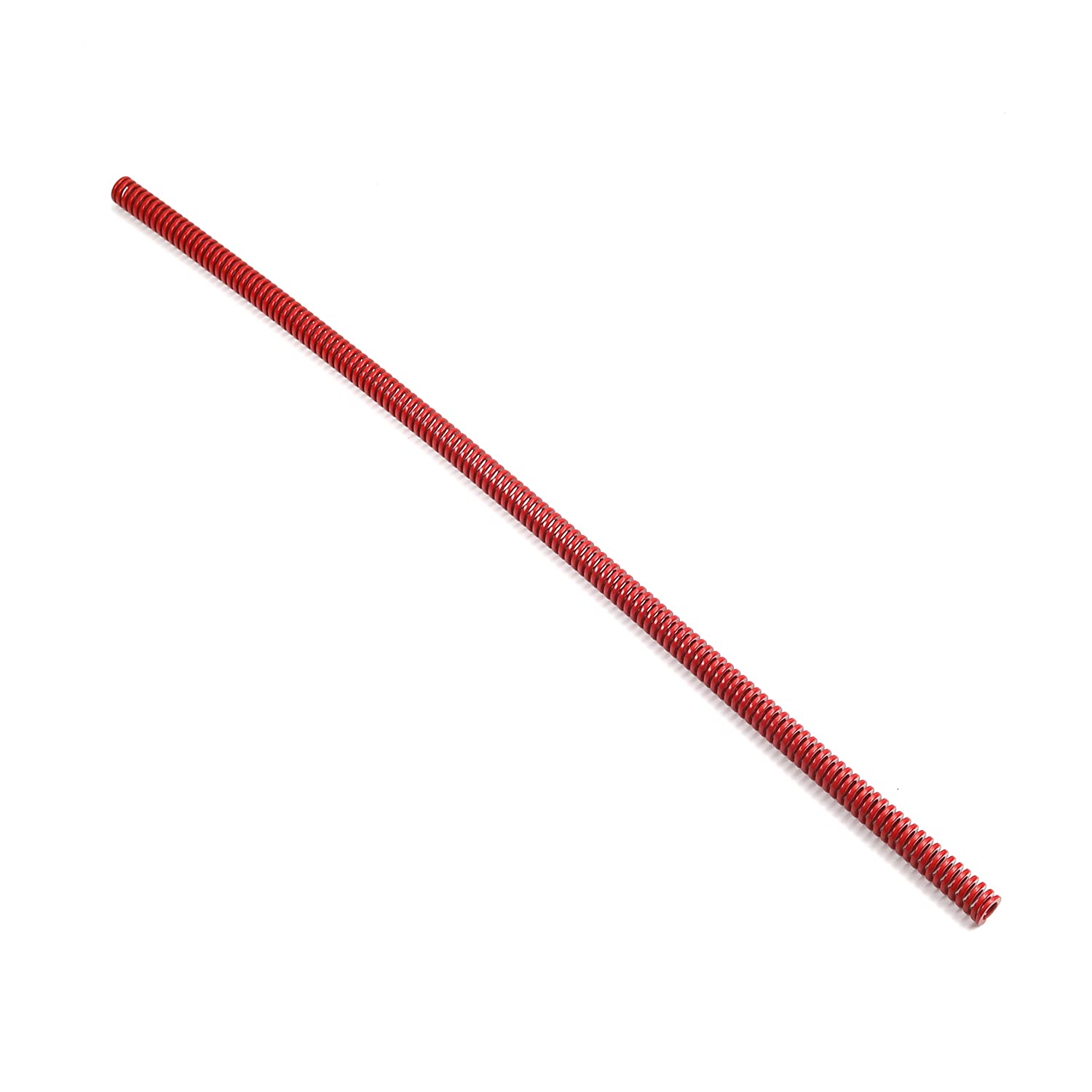 MroMax 3D Printer Die Spring - 8mm OD, 300mm Length, Medium Load Compression Mold Spring for Ender 3D Printers - Red (1PC) - Perfect for 3D Printer Maintenance & Repairs