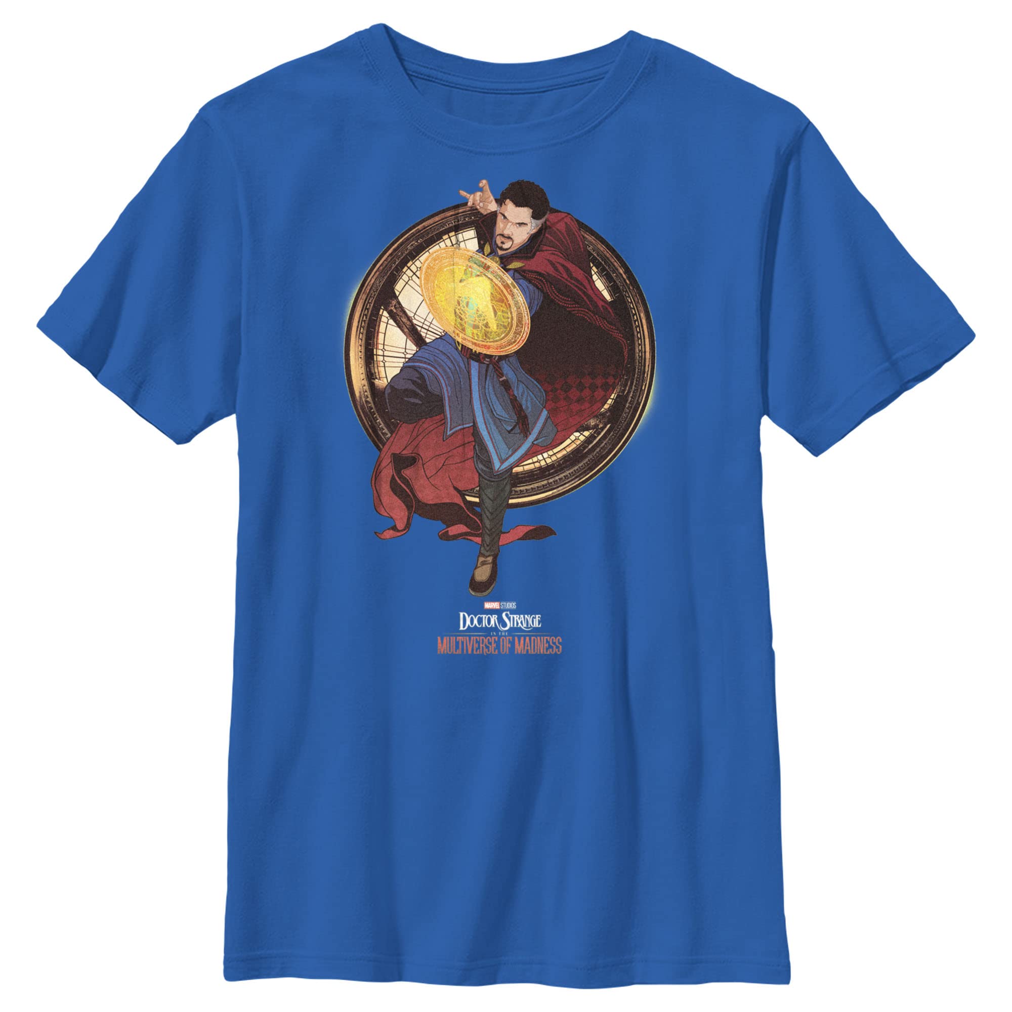 Marvel Doctor Strange in The Multiverse of Madness Boys' T-Shirt | Official Licensed Solo Strange Graphic Tee for Kids | Perfect for Halloween, Cosplay & Superhero Fans