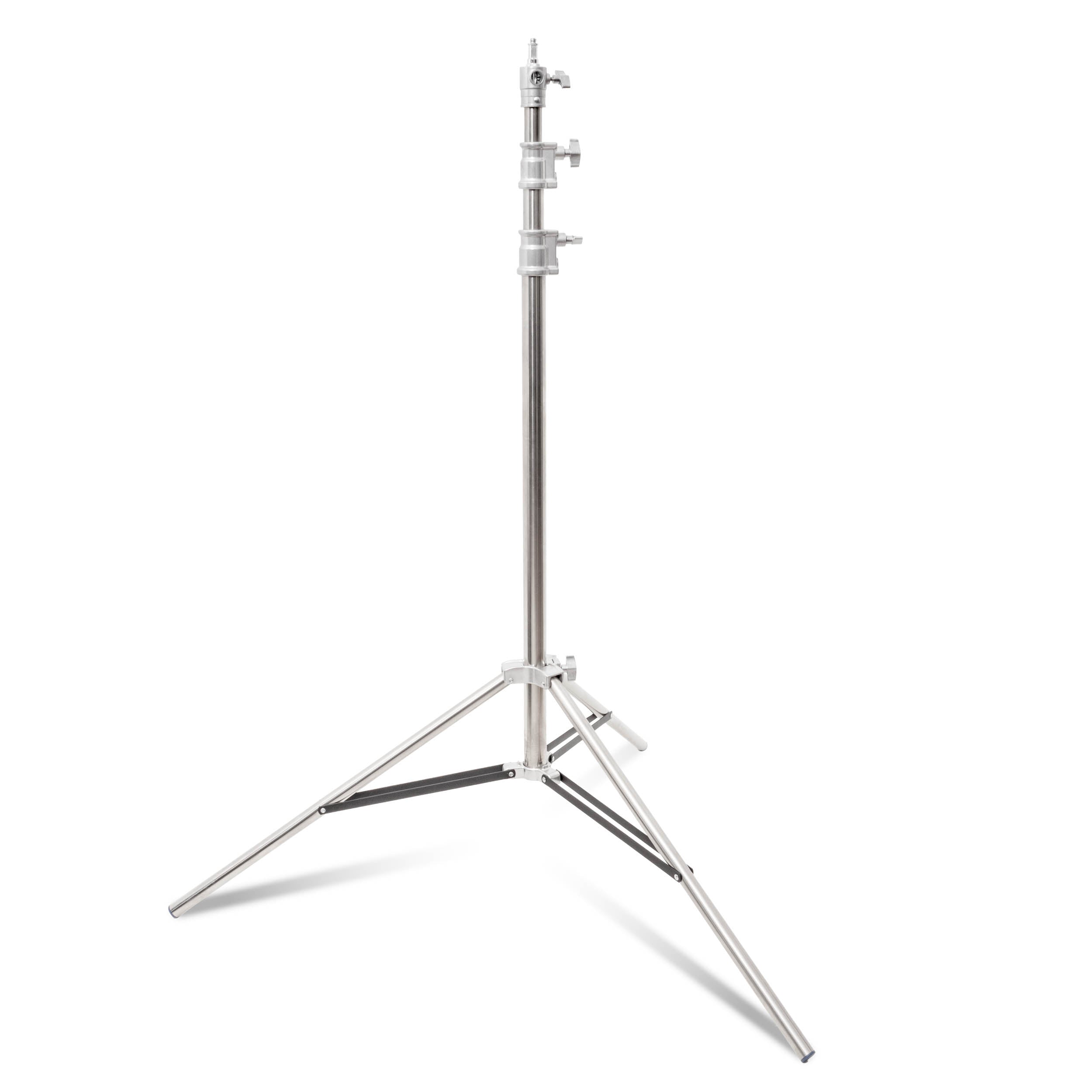 2.7m Heavy Duty Stainless Steel Light Stand with Interchangeable 5/8