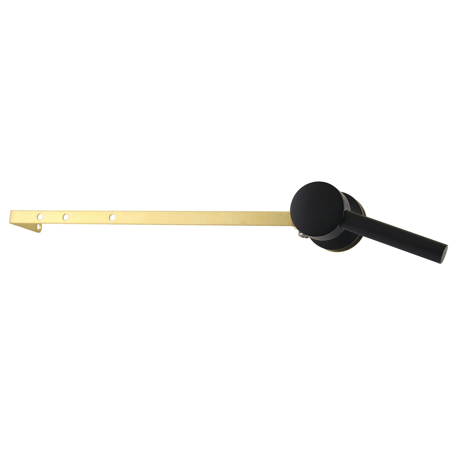 Universal Toilet Tank Lever - Front or Side Mount for Easy Flushing | Durable Chrome Plated Brass Construction | Perfect for Home, Office & Commercial Restrooms