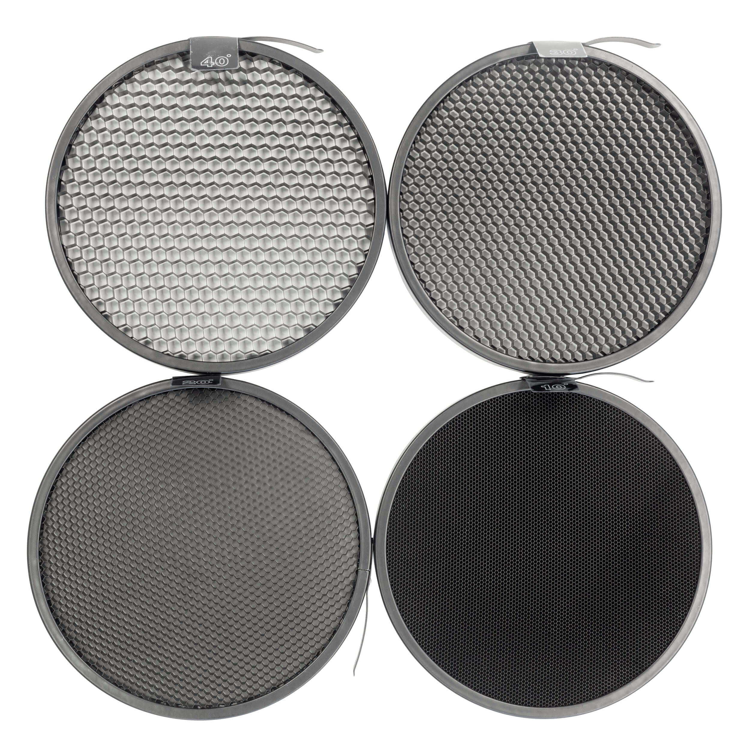 4-Piece Honeycomb Grid Set for CITI600 & STORM III Reflectors - Perfect for Studio Photography & Portrait Lighting Control