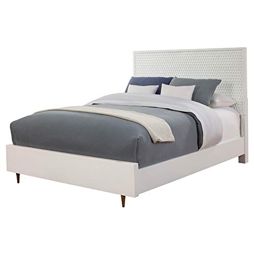 Home Square 4-Piece Bedroom Set - Full Wood Panel Bed Frame with 2 Nightstands & Accent Chest | Solid Wood Furniture for Master Bedroom, Guest Room & Dorm Decor