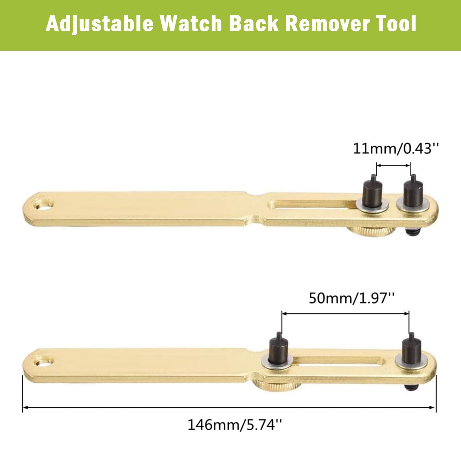 Professional Watch Back Removal Tool Kit - Adjustable Watch Case Opener for Battery Replacement & Repair | Watchmaker Repair Accessories | Ideal for DIY Watch Maintenance & Jewelry Repair