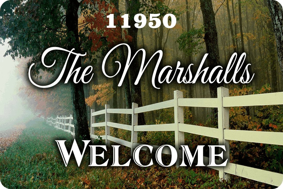 Custom House Sign with White Fence Design - Personalized Name & Number Plaque (10x14 inch) - Perfect for Front Porch, Garden Decor, and Welcoming Guests