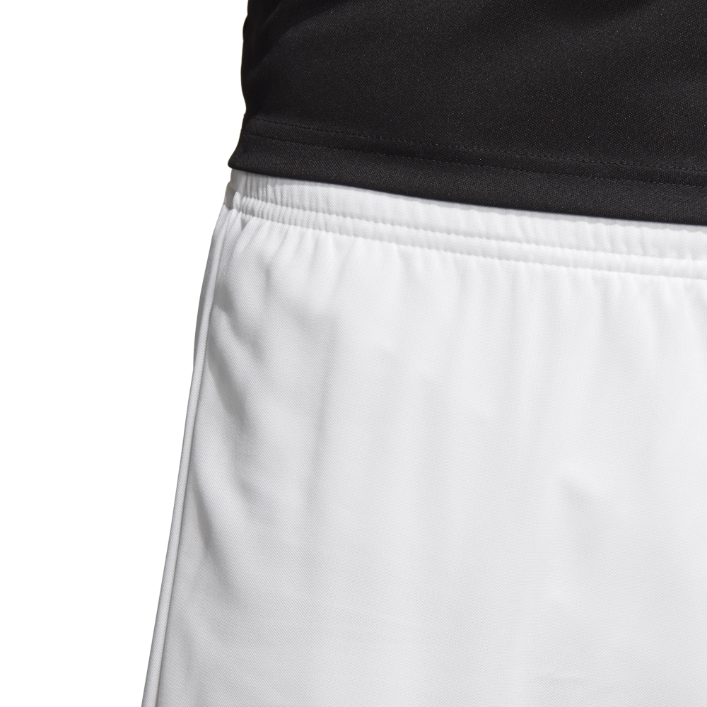Adidas Youth Parma 16 Soccer Shorts - White/Black - Comfortable Athletic Shorts for Boys - Perfect for Soccer Practice, Training & Casual Wear