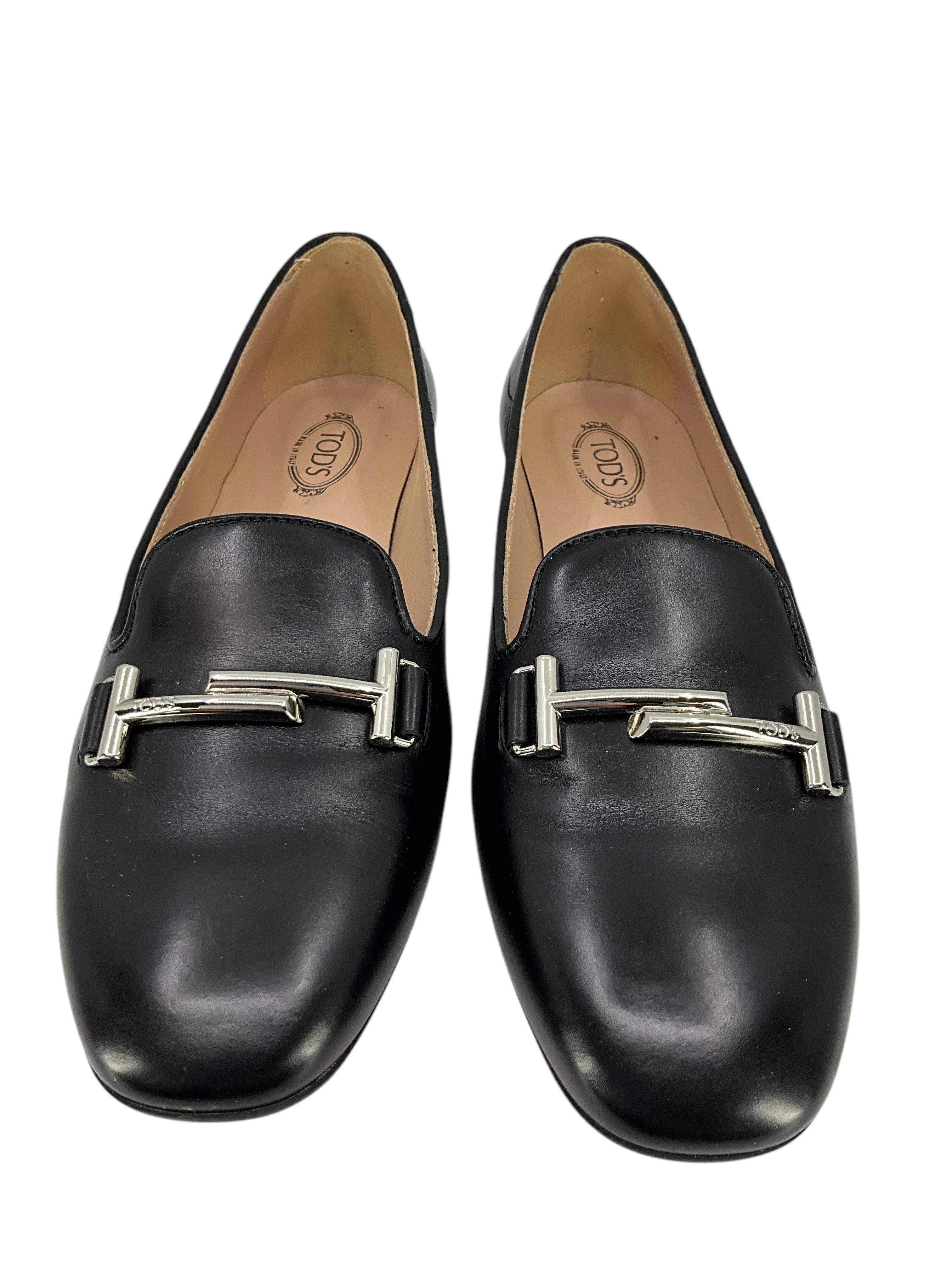 TOD'S Gommino Double T Genuine Leather Driving Shoes for Men - Size 7 | Comfortable Loafers for Casual Wear, Office & Travel