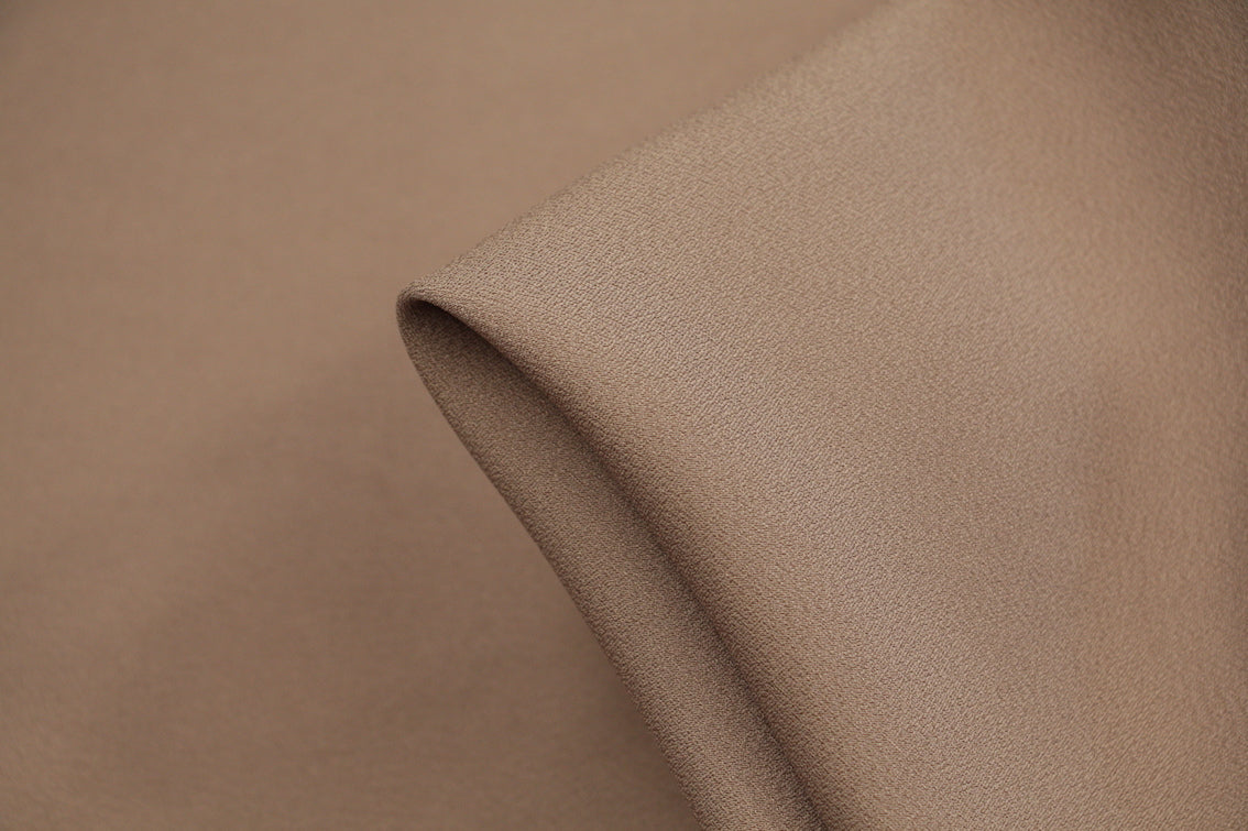 Cady Rossore Satin Backed Crepe Fabric - Premium Quality Dress Material for Evening Gowns, Bridal Wear & Formal Attire