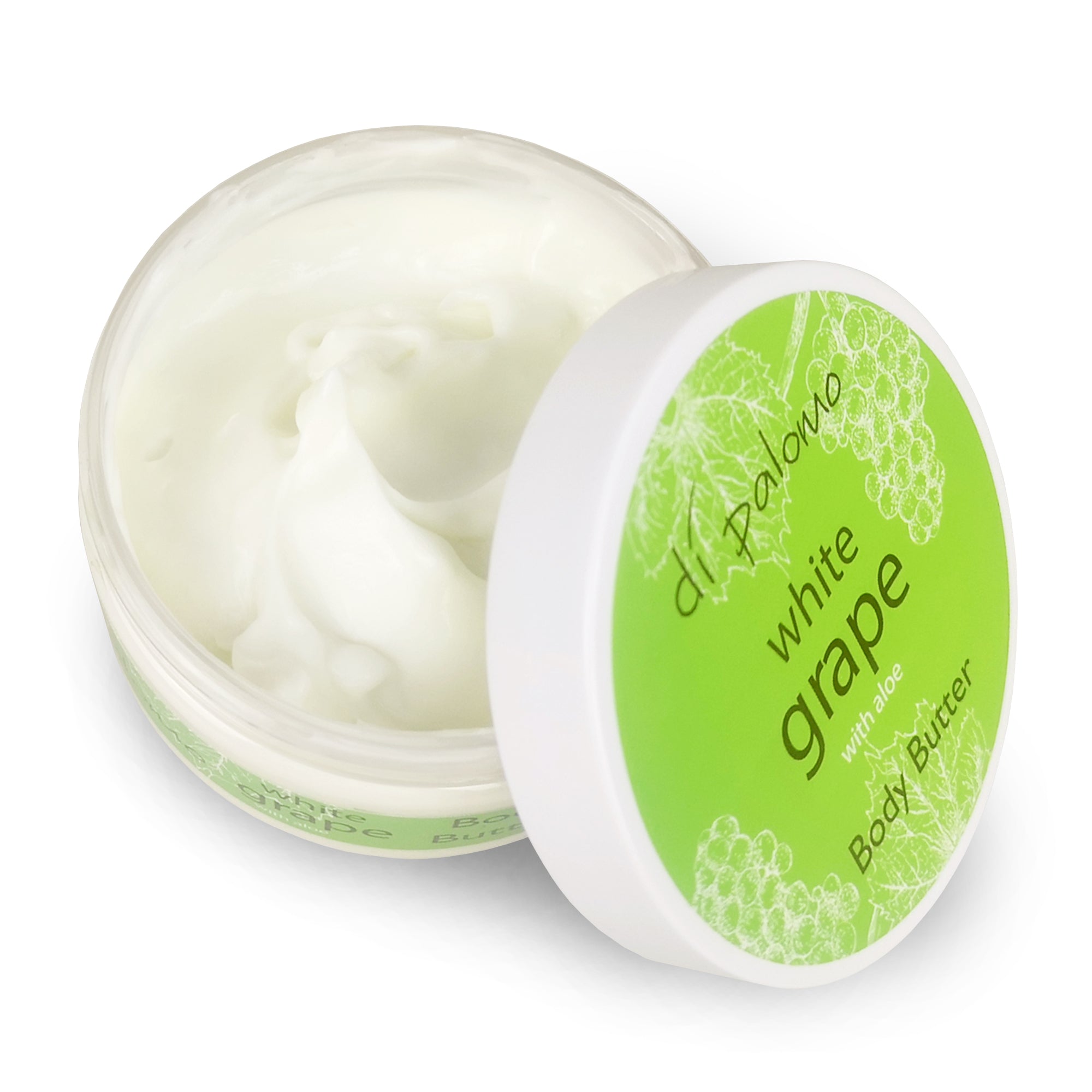 Di Palomo White Grape Body Butter - 6.7oz Moisturizing Cream for Dry Skin | Hydrating & Nourishing Hand & Body Lotion | Perfect for Daily Use, Spa Days & Gift Giving