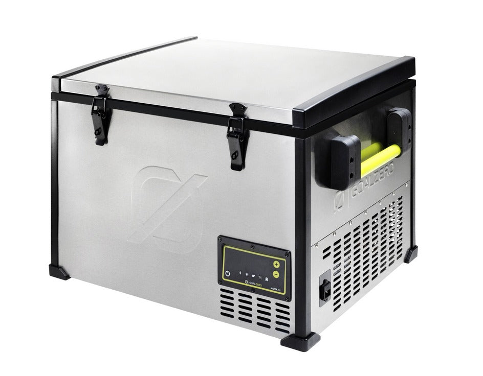 Alta 50 Portable Fridge - 12V/24V Car Refrigerator, 50QT Electric Cooler for Camping, Road Trips & Outdoor Adventures - Compact Freezer for Food, Drinks & Picnic Supplies