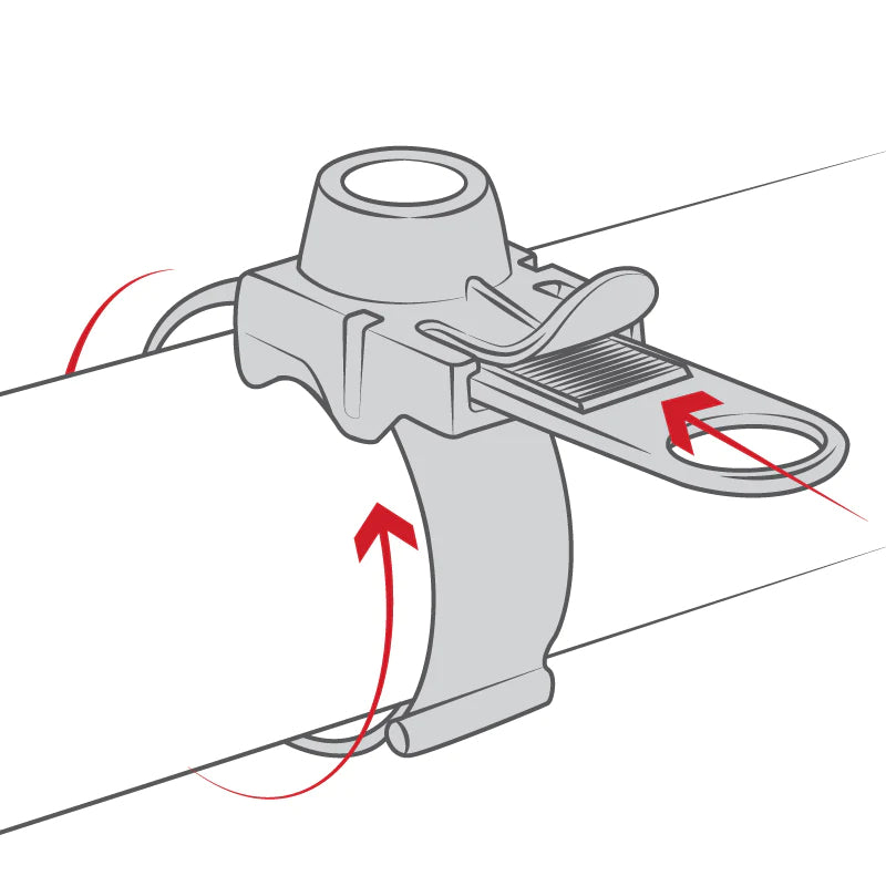 Garmin Approach G5 Oregon RAM EZ Strap Rail Mount - Secure & Adjustable GPS Holder for Golf Carts, Boats & ATVs (RAP SB 187 GA31)