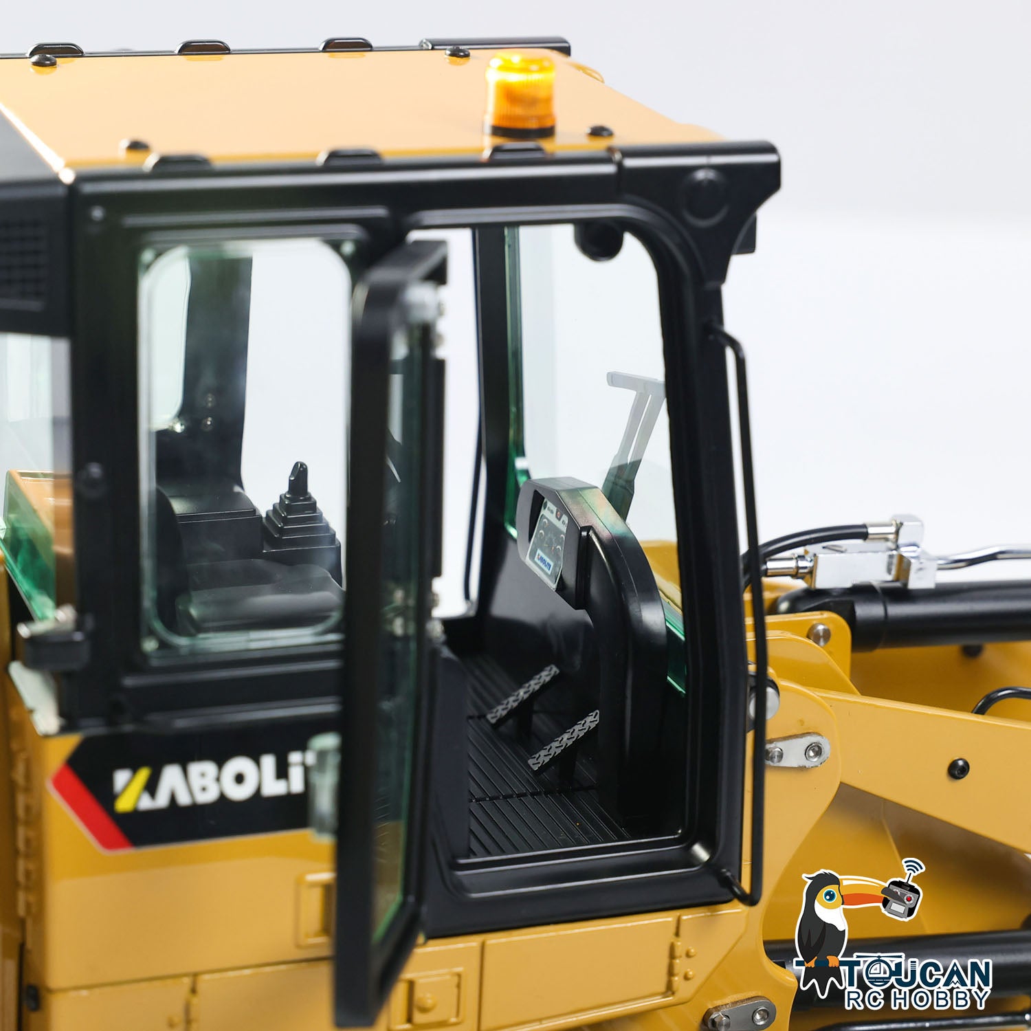 Kabolite 1/16 Scale Hydraulic RC Loader K963 - 2.4GHz Remote Control Construction Vehicle with Battery & LED Lights | Fast Free Shipping | Perfect for Construction Simulation, Kids Play & RC Hobbyists