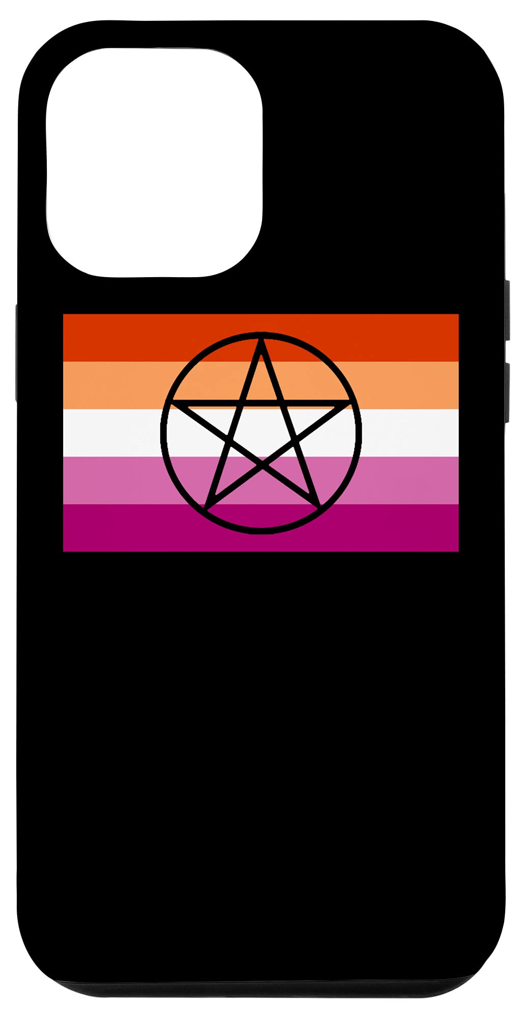 iPhone 12 Pro Max Case - LGBT Pride Flag Design for Wiccan Altar & Witchcraft - Protective Phone Cover for Gay/Lesbian Pride, Pagan Rituals & Everyday Use