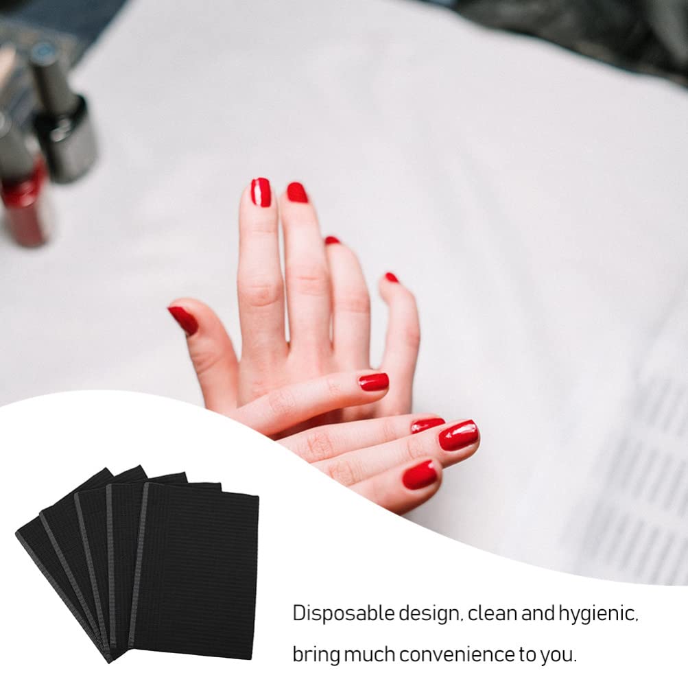 125-Piece Nail Art Practice Pad Set - Absorbent Manicure Table Mat, Salon Desk Cushion & Polish Training Paper for Nail Technicians | Perfect for Home Practice & Professional Salon Use