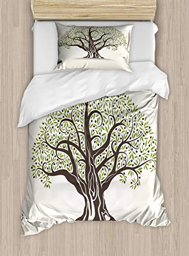 Olive Green and Eggshell