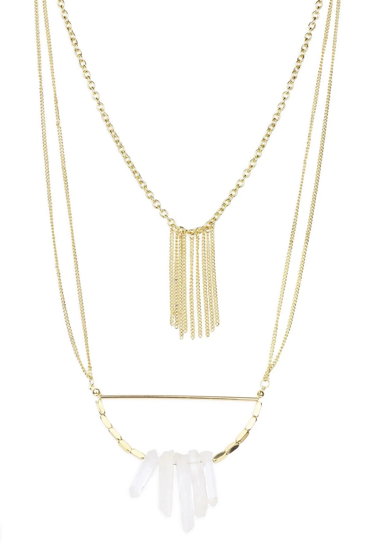 Boho Layered Chain Necklace for Women - Trendy Bohemian Jewelry for Everyday Wear & Layering | Perfect for Casual Outfits, Festivals, and Beach Vacations