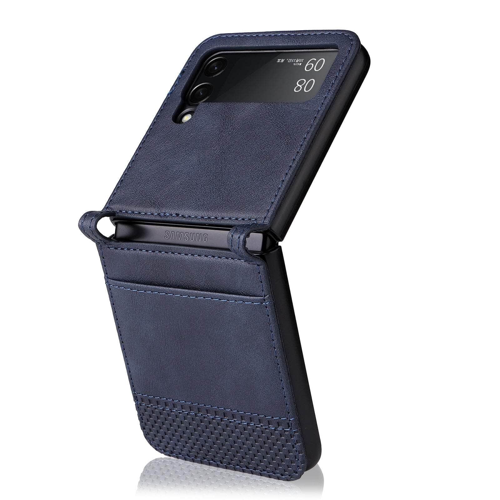 Samsung Galaxy Z Flip 3 Leather Wallet Case with Card Holder - Slim Protective Cover for Credit Cards & ID - Perfect for Everyday Use & Travel