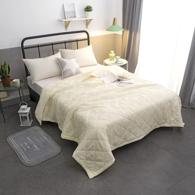 YHWW Summer Quilt Set - Lightweight 30 New Blanket Comforter Bed Cover for All Seasons | Breathable Home Textile for Kids, Adults & Men | 195x225cm (77x89 inches) | Perfect for Bedroom, Guest Room, Dorm & Vacation Homes