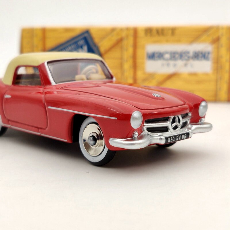 10pcs Norev 1:43 Scale Mercedes Benz 190 SL CL3512 Diecast Model Cars - Limited Edition Red Collectible Toy Vehicles for Adults & Kids | Perfect for Display, Gifts & Car Enthusiast Collections