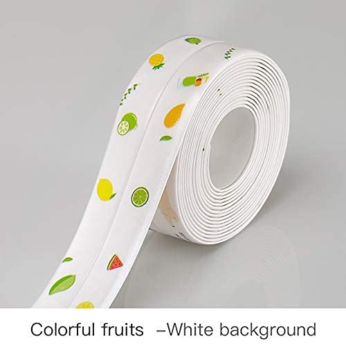 Oil-Resistant PVC Self-Adhesive Caulking Tape - Waterproof Seal Strip for Kitchen Sink, Bathroom, Shower, Toilet & Bathtub (Multi-Pattern) - Perfect for Home Renovation & Water Leak Prevention
