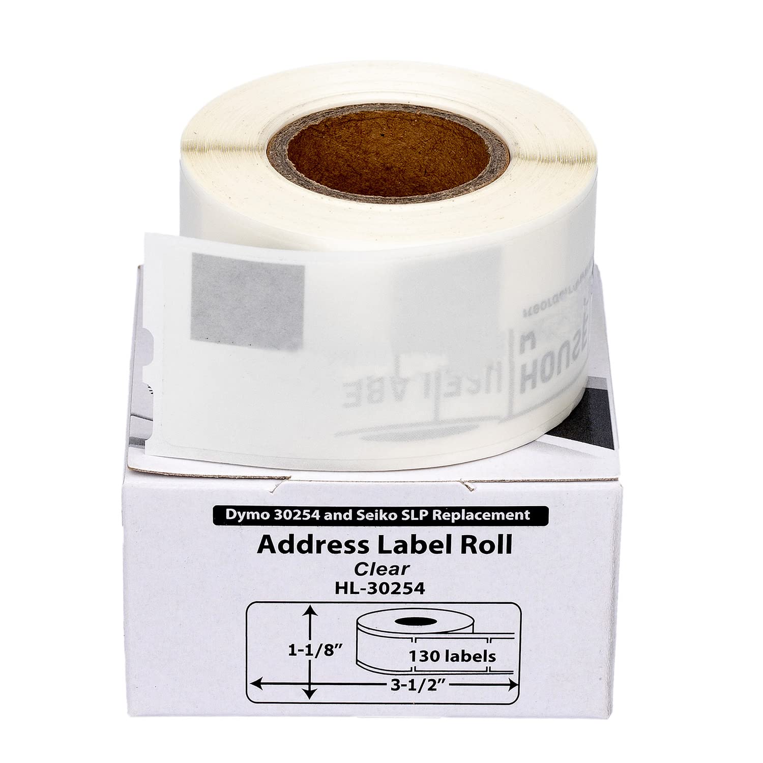 HOUSELABELS Compatible DYMO 30254 Address Labels (1-1/8