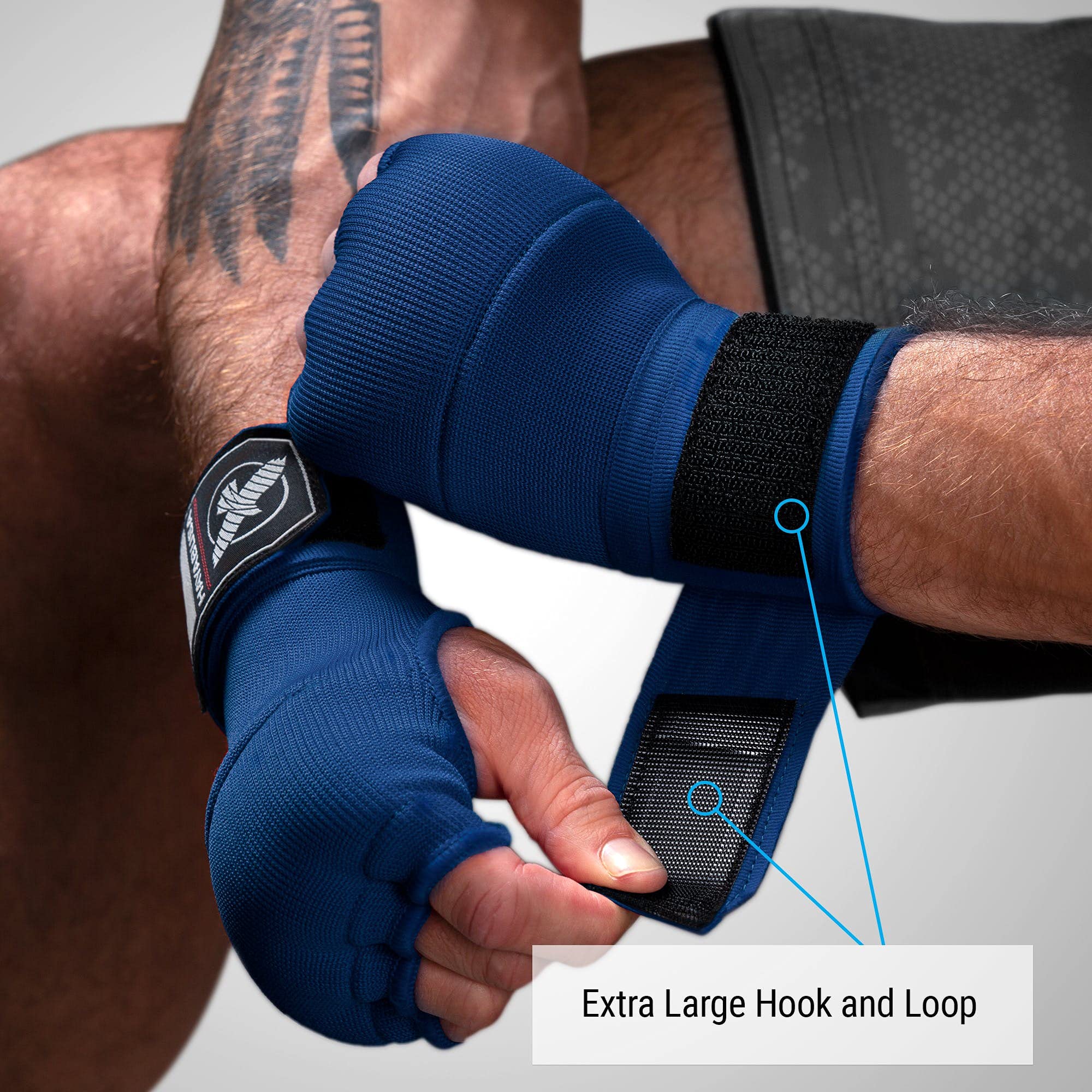 Hayabusa Quick Gel Boxing Hand Wraps - Breathable Training Gloves for MMA, Kickboxing & Muay Thai - Perfect for Sparring, Bag Work & Fitness Training