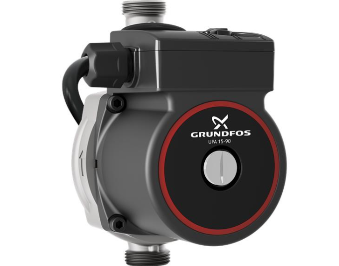 Grundos Hot Water Circulator Pump - High Efficiency Small Capacity Pressure Booster for Home Heating Systems | Perfect for Residential Hydronic Heating & Radiant Floor Applications