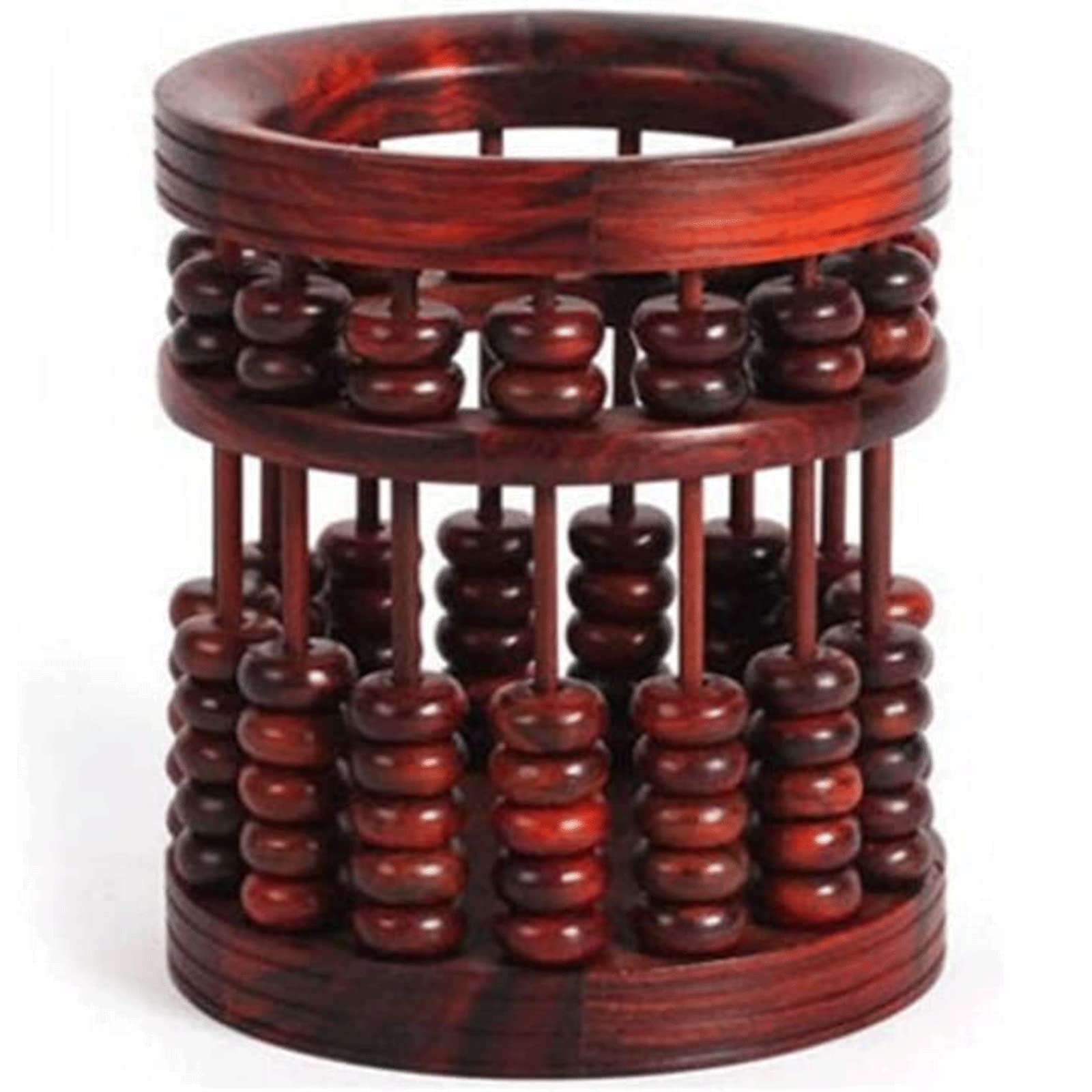 Abacus-Shaped Desk Pencil Holder - Multifunctional Office Organizer for Pens, Makeup Brushes & Stationery | Large Capacity Creative Storage Box | Perfect for Home Office, School & Makeup Vanity