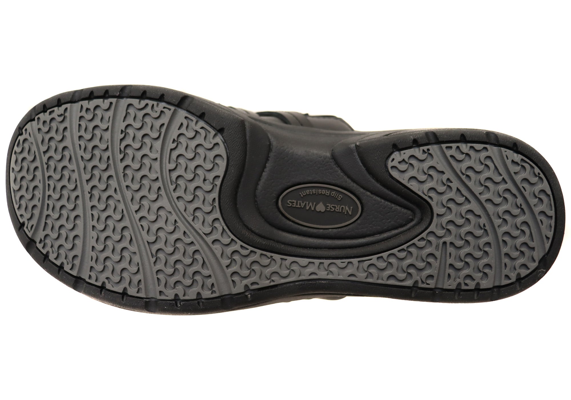 Nurse Mates Ceri Women's Comfortable Wide Fit Leather Slip-On Nursing Shoes for Healthcare Workers & Long Shifts