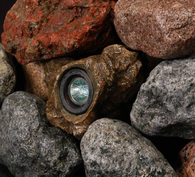 Anjon 3 LED Rock Light Kit with Transformer & Photocell - 3X1.5WRLKIT - Waterproof Landscape Lighting for Garden, Pathway, and Outdoor Decor