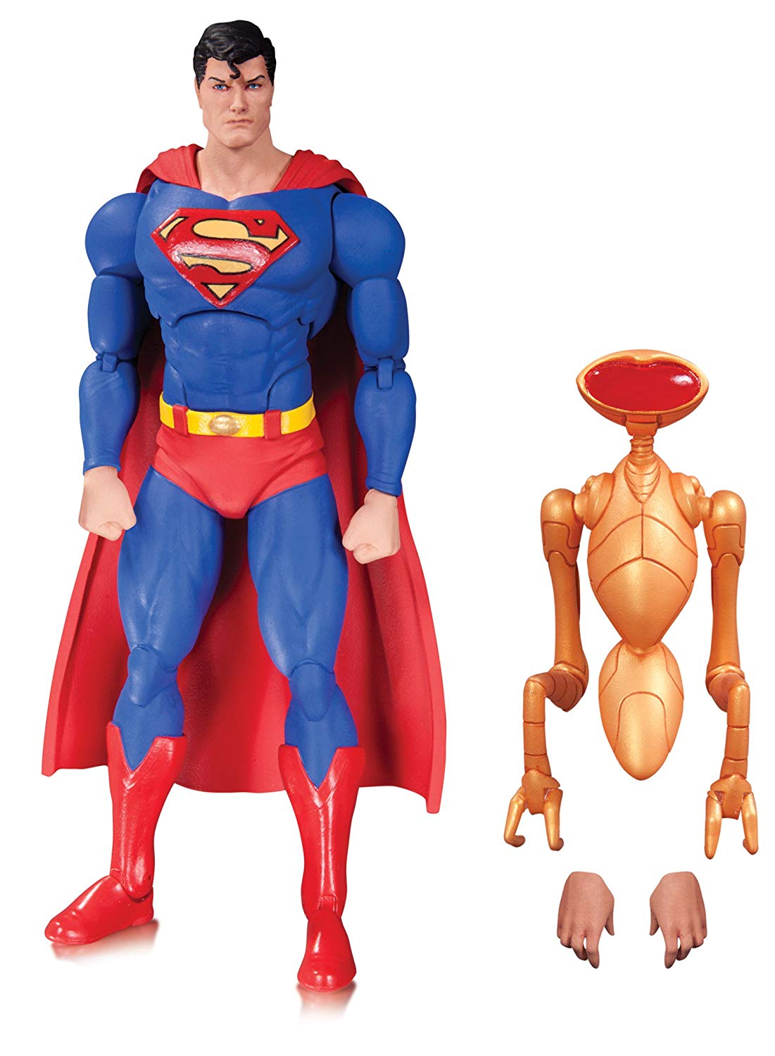 DC Collectibles DC Icon Superman Man of Steel Action Figure 7-inch Collectible Toy - Perfect for Display, Gifts & Superhero Fans