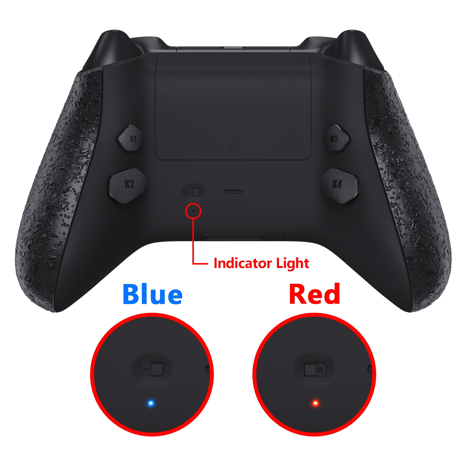 eXtremeRate Textured Black HOPE Remappable Back Button Kit for Xbox Series X/S Controller - Upgrade Boards, Redesigned Shell & Side Rails | Perfect for Competitive Gaming & Custom Controller Mods | RX3P3041 (Controller Not Included)