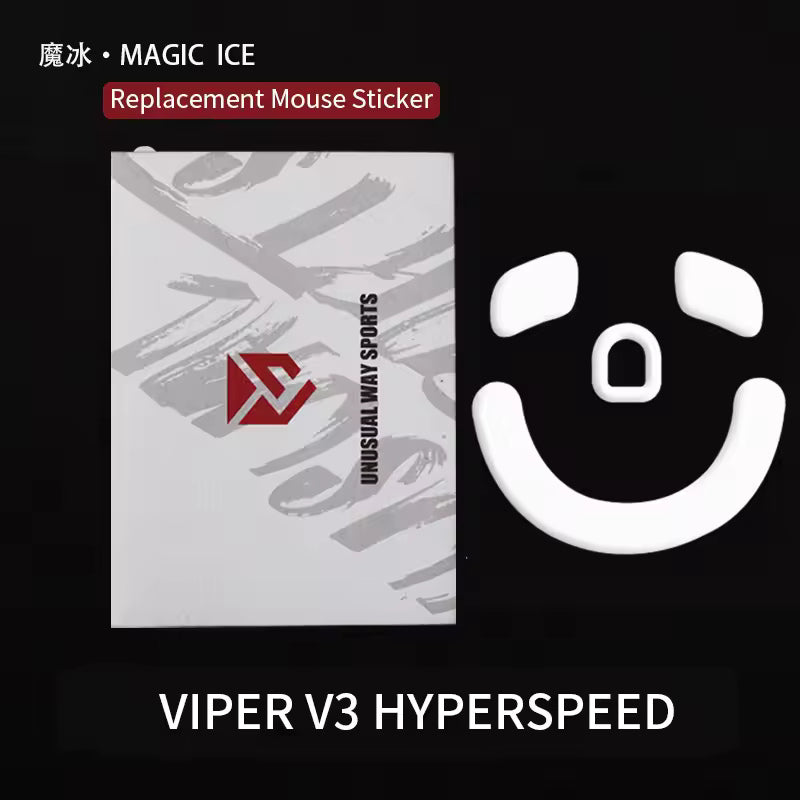 Unusual Way Sports Magic Ice Mouse Skates - Razer Viper V3 Hyperspeed Wireless Gaming Mouse for PC - Perfect for Esports, FPS Games & Ice Skating Enthusiasts