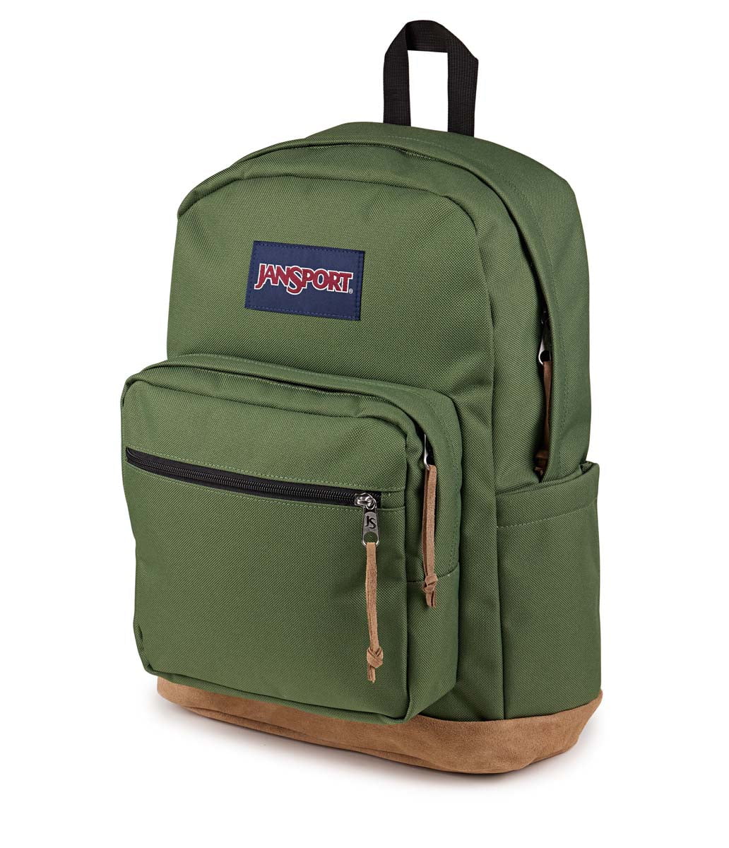 JanSport Right Pack Backpack - Durable School & Travel Backpack with Laptop Compartment - Cargo Green for College Students, Commuters & Outdoor Adventures