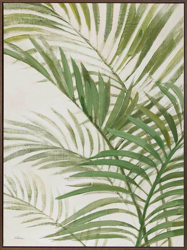 Areca Palm Canvas Art Print - Tropical Plant Wall Decor for Living Room, Bedroom & Office - Perfect for Home & Office Decor