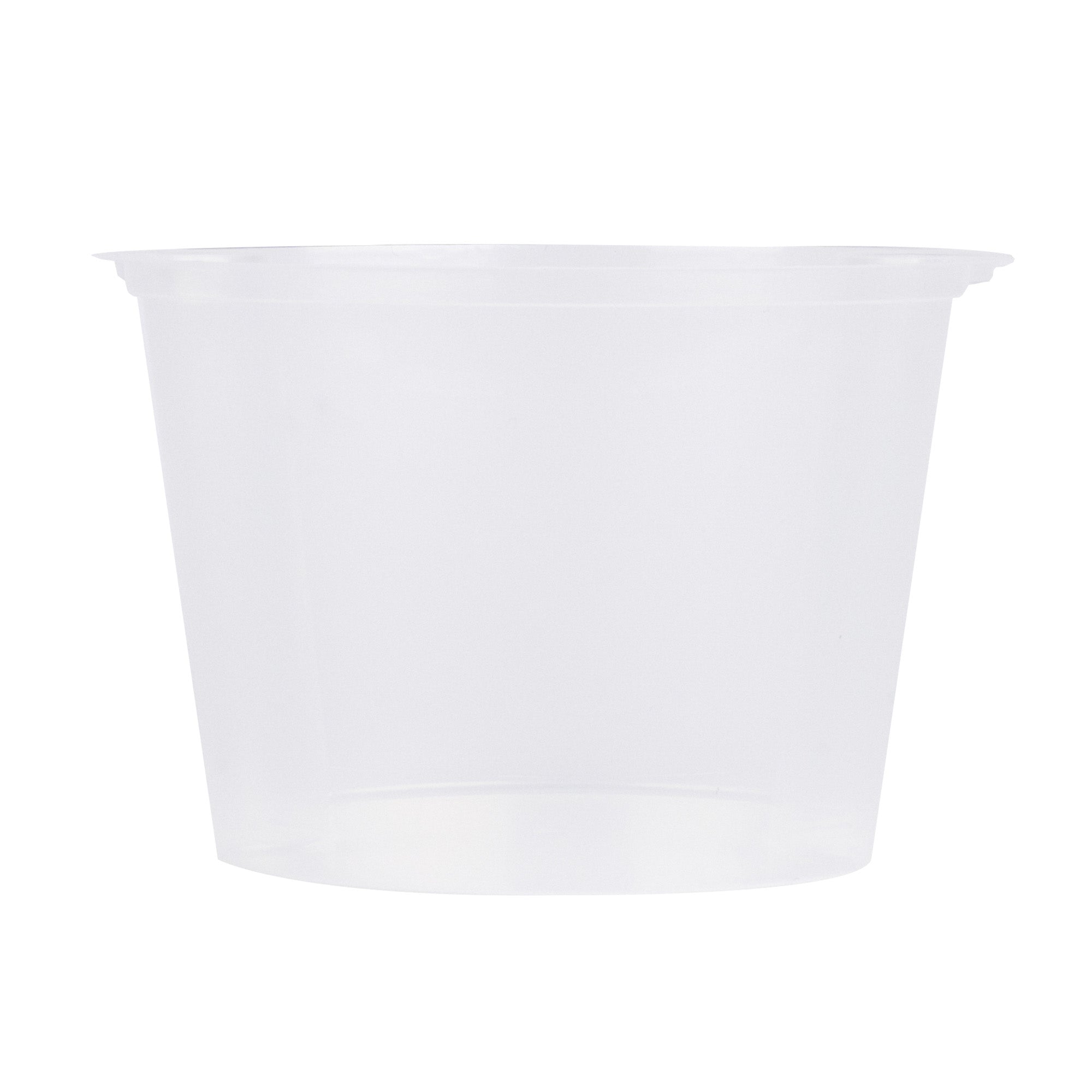 20 oz Clear Plastic Soup Container Insert - Fits 32/40/48 oz Bowls, Microwave Safe (50-Pack) - Perfect for Takeout, Meal Prep & Restaurant Use