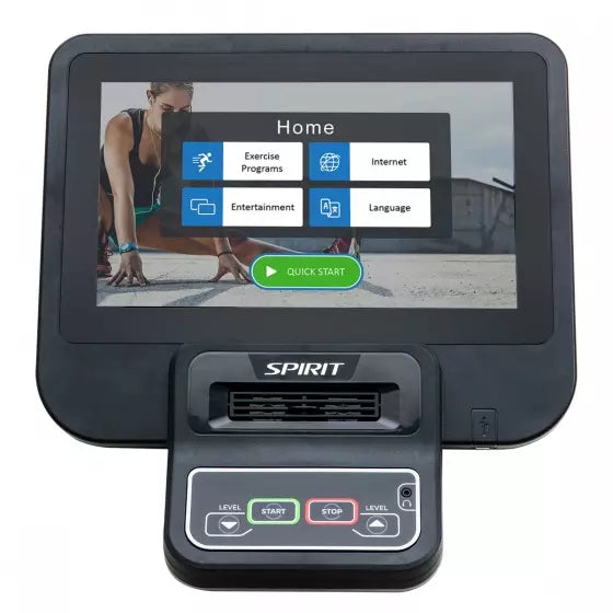 Spirit Fitness CR800 ENT Commercial Recumbent Exercise Bike - Heavy Duty Indoor Cycling for Home Gym & Rehabilitation