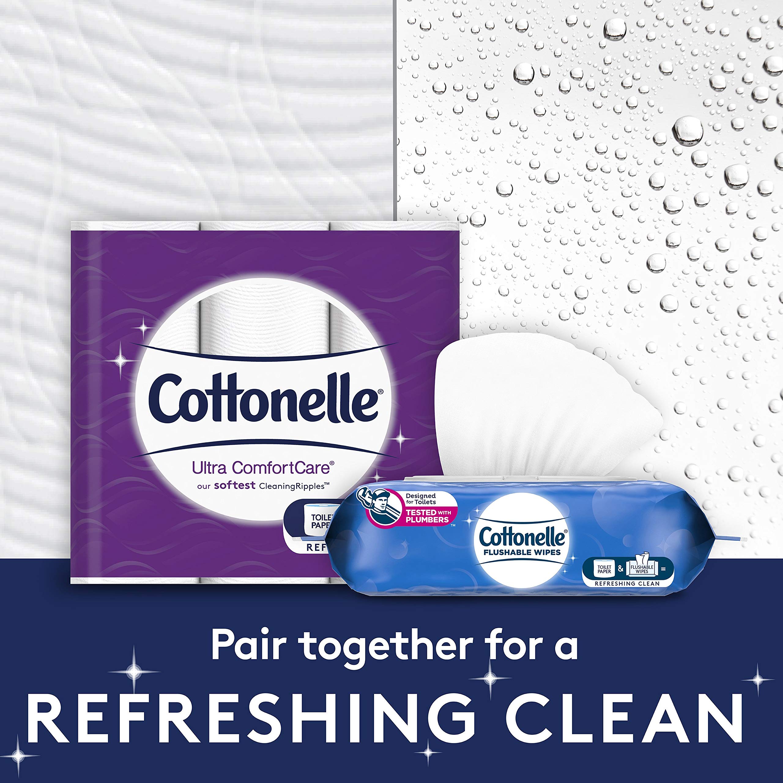 Cottonelle Ultra ComfortCare Toilet Paper - 12 Mega Rolls (Equivalent to 48 Regular Rolls) | Soft & Strong Bath Tissue for Everyday Comfort | Perfect for Home, Office & RV Use