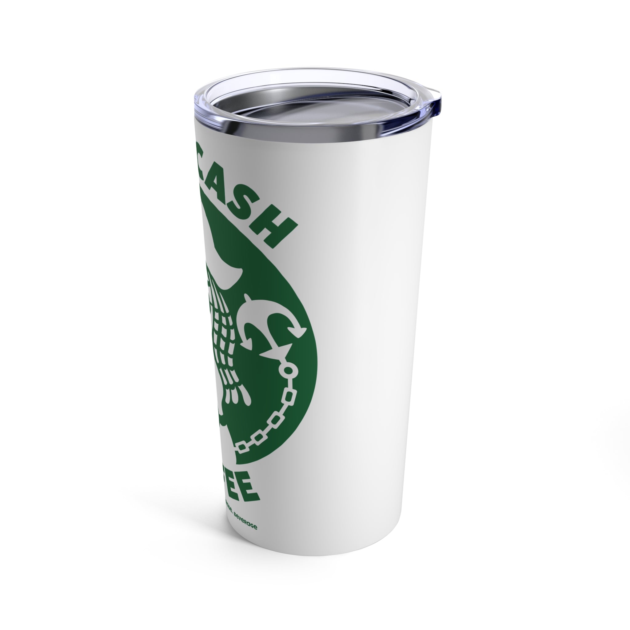 Mooncash 20oz Stainless Steel Coffee Tumbler - Vacuum Insulated Travel Mug with Lid, Leakproof & Sweatproof - Perfect for Office, Commuting & Outdoor Activities (Bite Sized Archie Design)