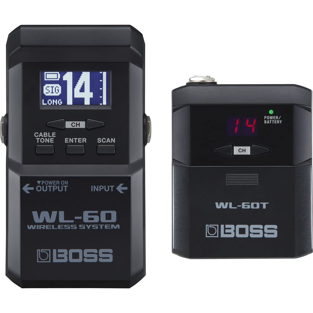 BOSS WL-60 Professional Wireless Microphone System with 2.4GHz Technology - Ideal for Live Performances, Karaoke, and Public Speaking Events