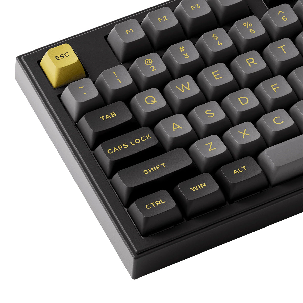 Akko 5098B Black & Gold 1800 Compact Wireless Mechanical Keyboard with LCD & RGB Backlit - Hot-Swappable Piano Pro V3 Switches for Gaming, Typing & Office Work