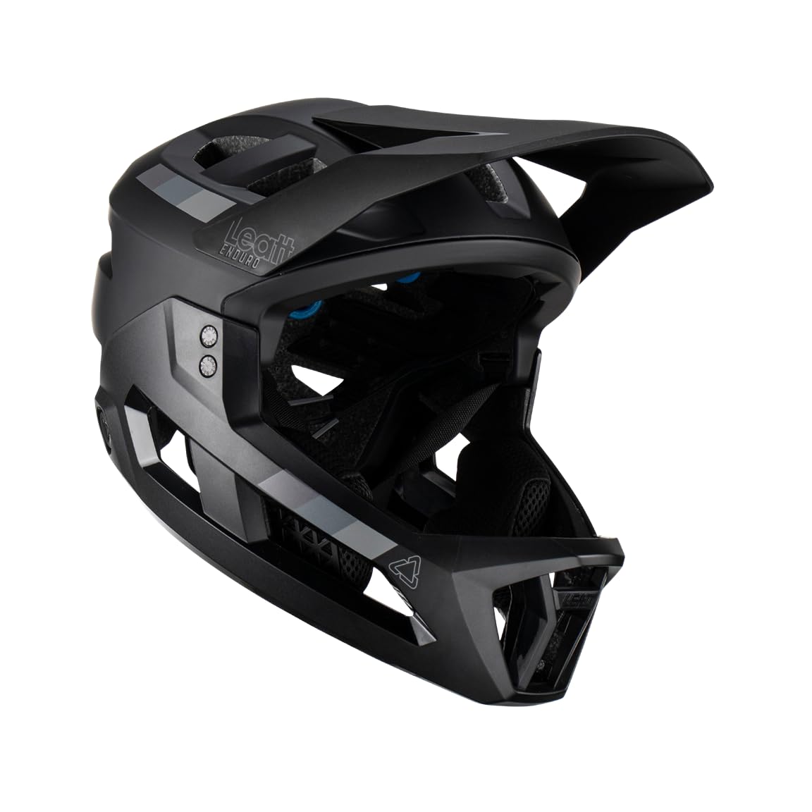 Leatt 2.0 V23 Enduro Mountain Bike Helmet - Suede Finish, Size L (59-63cm) | Lightweight & Durable Protection for Trail Riding & Downhill Cycling