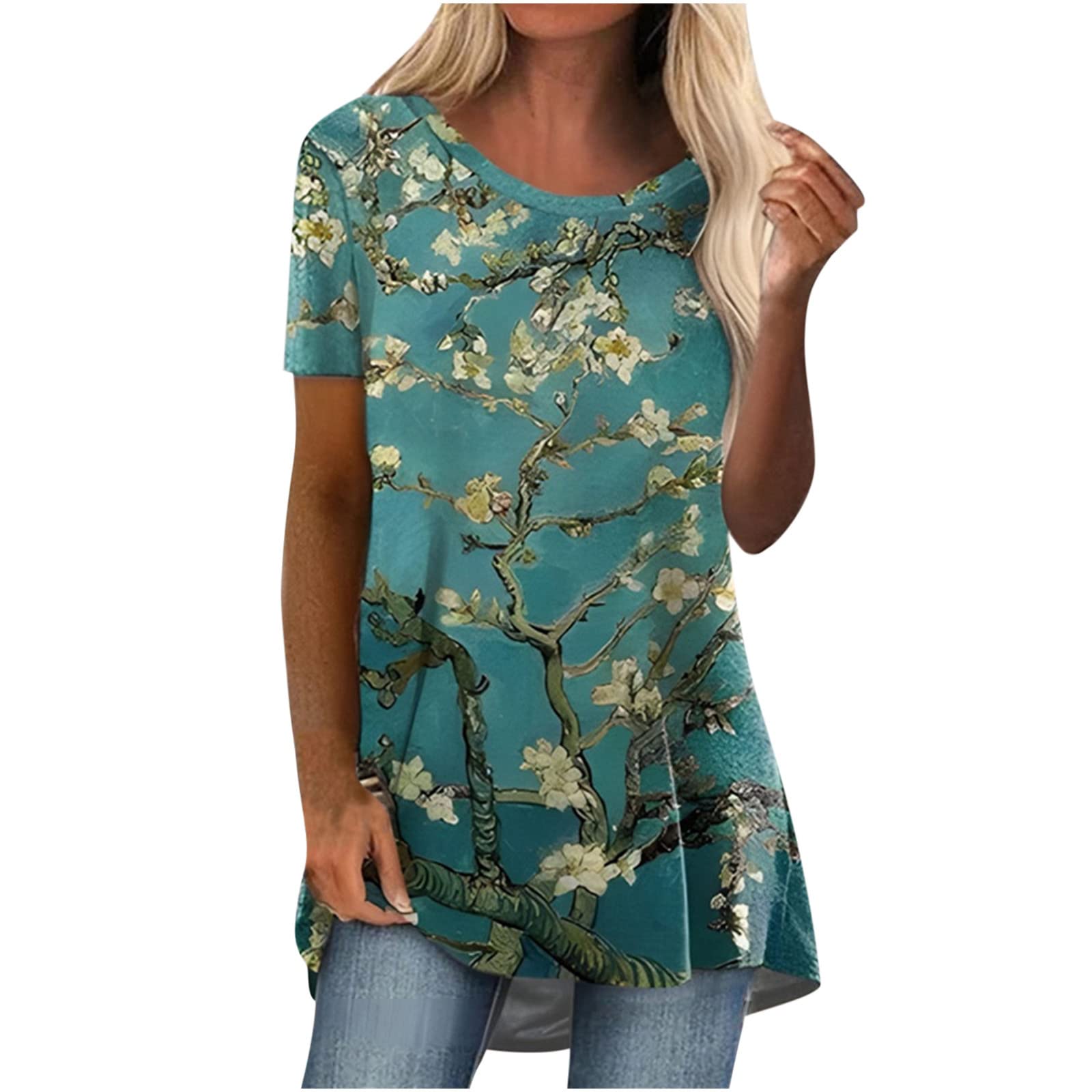 Trendy Women's Sunflower Graphic Tank Tops - Summer 2022 Cute Printed Blouse for Casual Wear, Beach Outfits & Vacation Style