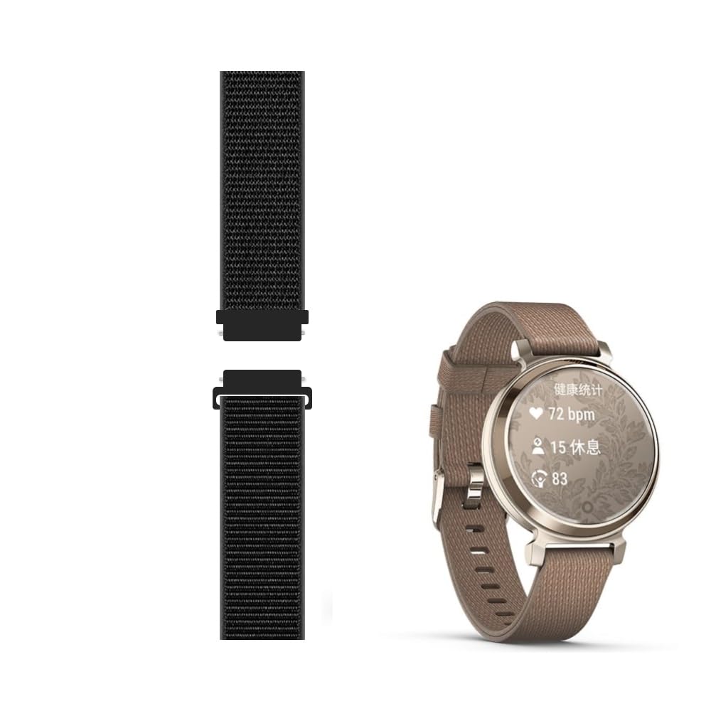 Garmin Lily 2 Replacement Watch Bands - Sport Mesh Strap Nylon Band Compatible with Garmin Lily 2 Smartwatch | Perfect for Running, Workouts & Everyday Wear